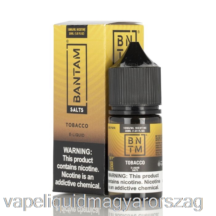 Dohánysók - Bantam Vape - 30 Ml 36 Mg Vape E Cigi